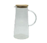 JARRA DE VIDRIO DE BOROSILICATO CON TAPA 1470 ML