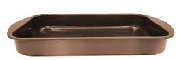 ASADERA RECTANGULAR C/DOBLE CAPA ANTIADHERENTE 34 x 24 x 6 CM