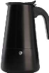 CAFETERA TIPO ITALIANA DE ACERO INOXIDABLE NEGRA 12 TAZAS (NUEVO)