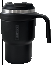 VASO DE CAFÉ ACERO INOXIDABLE 600 ML NEGRO (NUEVO)