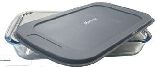 FUENTE RECTANGULAR DE VIDRIO CON TAPA 295X176X51