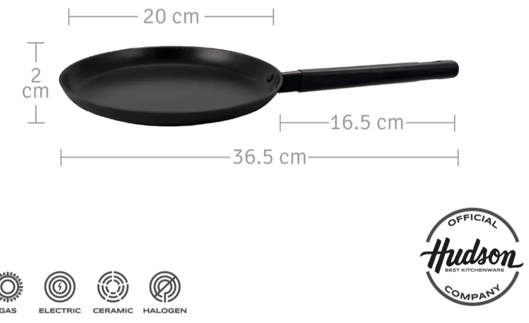 PANQUEQUERA ALUMINIO C/ANTIADHERENTE 20CM - foto 2