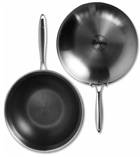 WOK DE ACERO INOXIDABLE CON ANTIADHERENTE SIN TAPA 30CM - foto 5