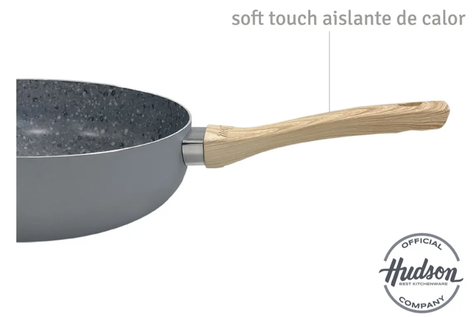 SARTÉN DE ALUMINIO PROFUNDA C/ANTIADHERENTE GRANITO 24 CM - foto 3