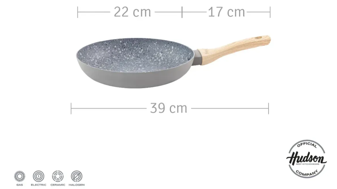 SARTÉN DE ALUMINIO C/ANTIADHERENTE GRANITO DE 22CM - foto 2