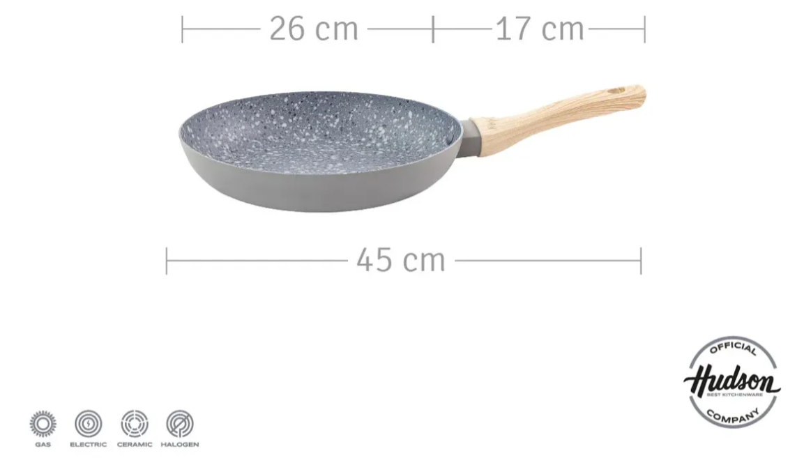 SARTÉN DE ALUMINIO C/ANTIADHERENTE GRANITO DE 26CM - foto 2