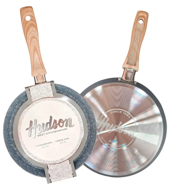 PANQUEQUERA DE ALUMINIO C/ANTIADHERENTE GRANITO DE 22CM - foto 3
