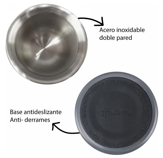SET MATE ACERO INOX CON BOMBILLA COPA GRIS (NUEVO) - foto 4