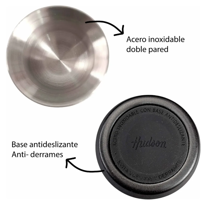 SET MATE ACERO INOX CON BOMBILLA VASO NEGRO (NUEVO) - foto 3