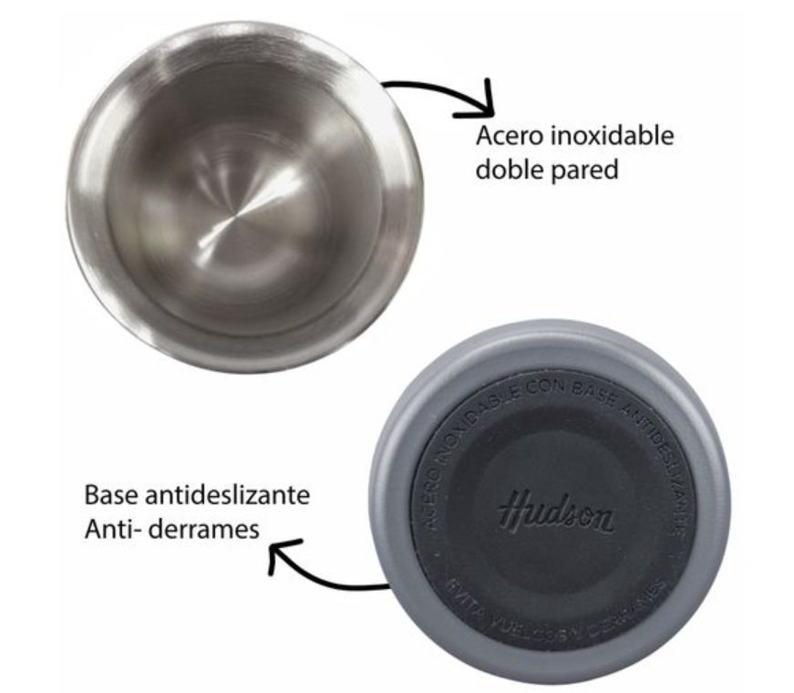 SET MATE ACERO INOX CON BOMBILLA VASO GRIS (NUEVO) - foto 3
