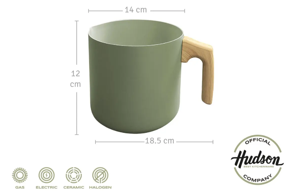 JARRO HERVIDOR DE ALUMINIO C/ANTIADHERENTE OLIVE DE 14CM - foto 2