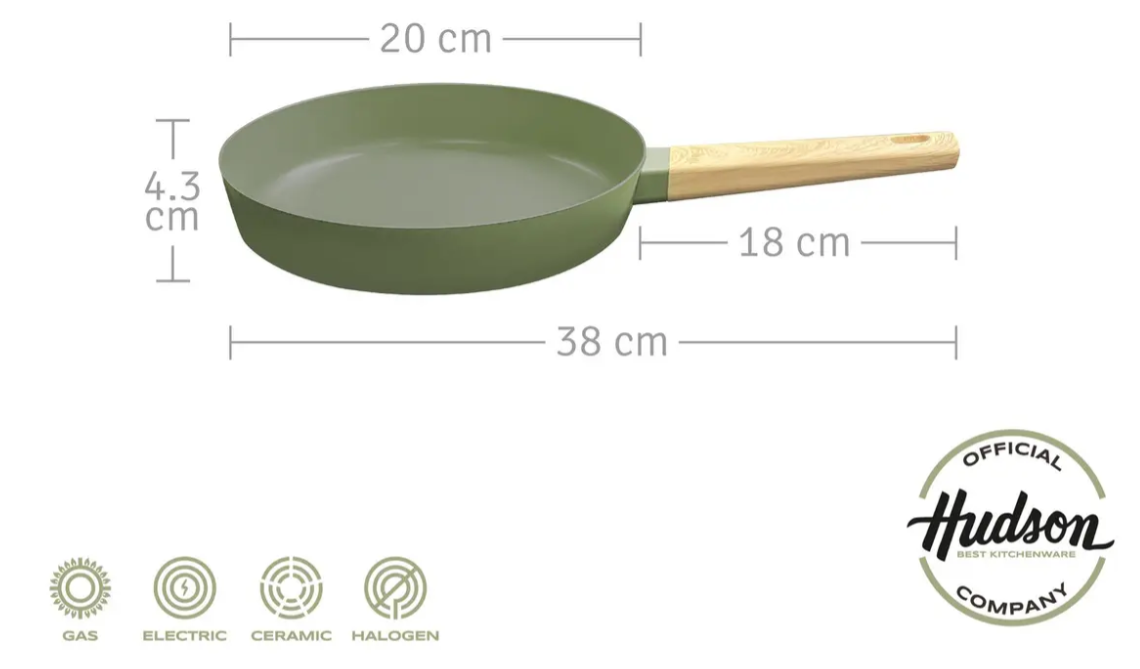 SARTÉN DE ALUMINIO C/ANTIADHERENTE OLIVE DE 20CM - foto 2