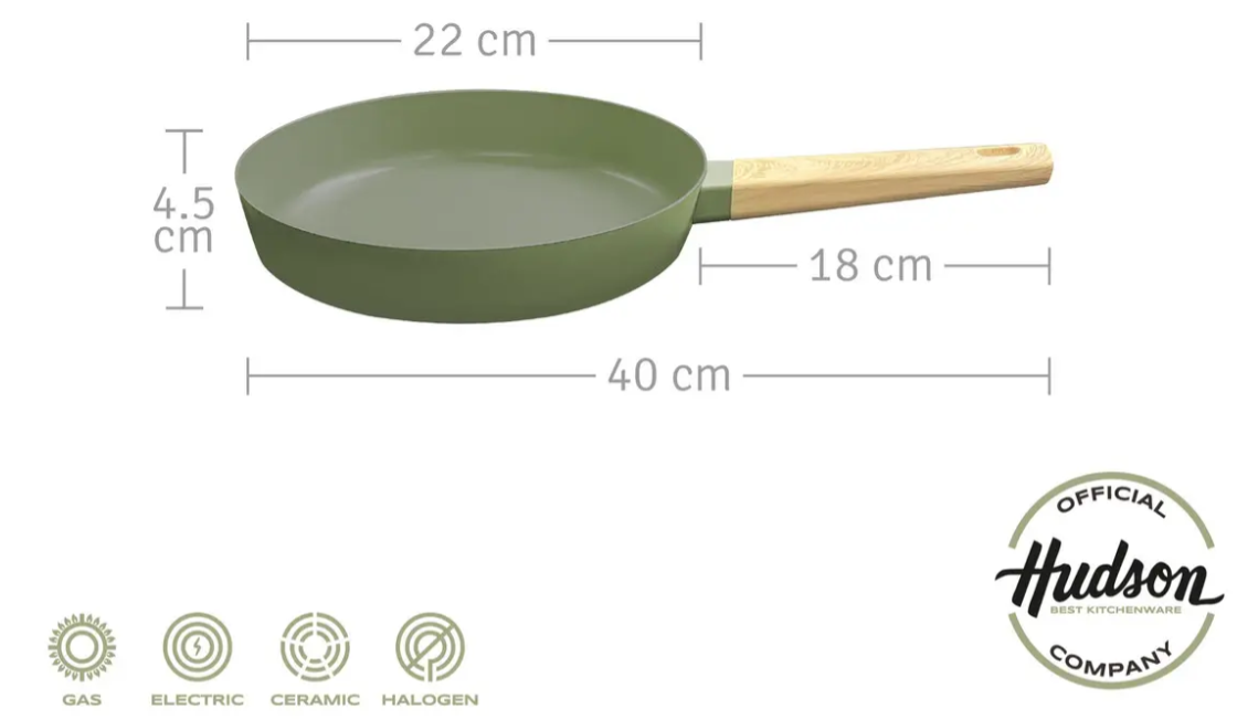 SARTÉN DE ALUMINIO C/ANTIADHERENTE OLIVE DE 22CM - foto 2