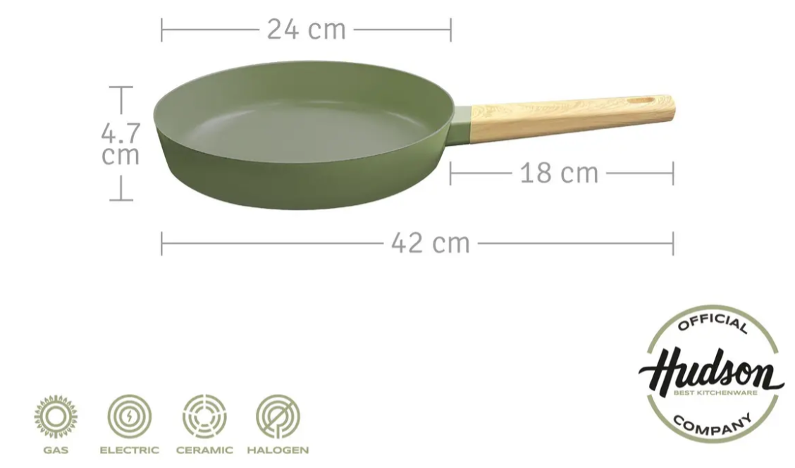 SARTÉN DE ALUMINIO C/ANTIADHERENTE OLIVE DE 24CM - foto 2