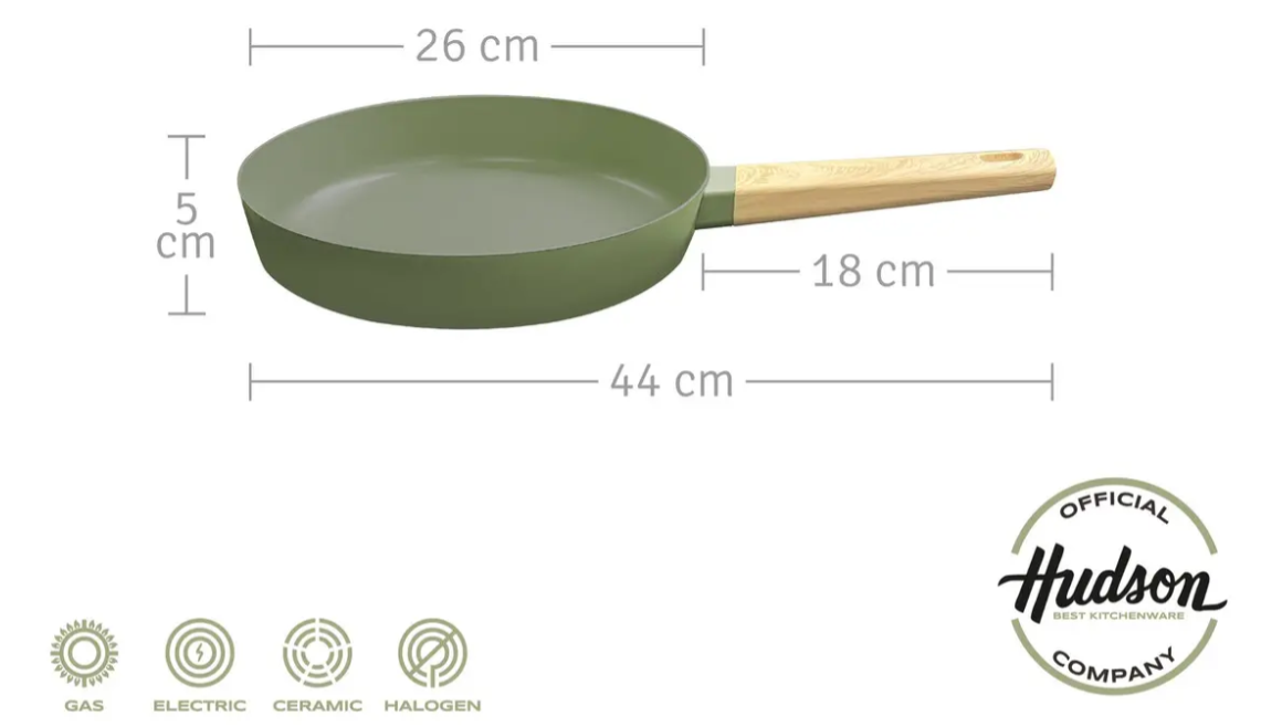 SARTÉN DE ALUMINIO C/ANTIADHERENTE OLIVE DE 26CM - foto 2