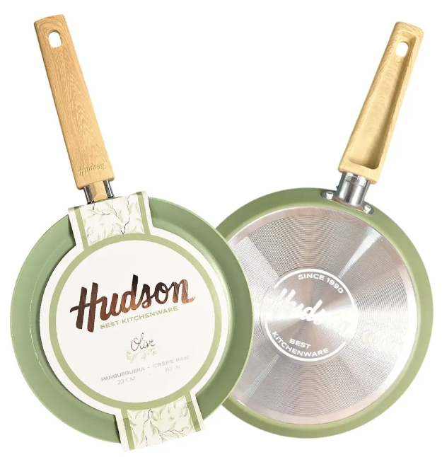 PANQUEQUERA DE ALUMINIO C/ANTIADHERENTE OLIVE DE 22CM - foto 4