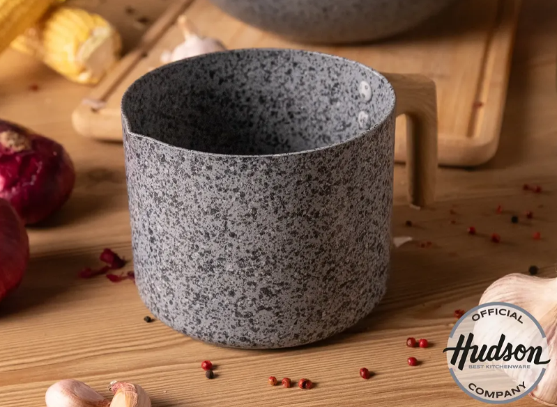 JARRO HERVIDOR DE ALUMINIO 14 CM ANTIADHERENTE GRANITO - foto 3